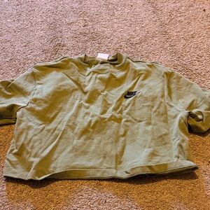 Nike Sage Green Cropped Top